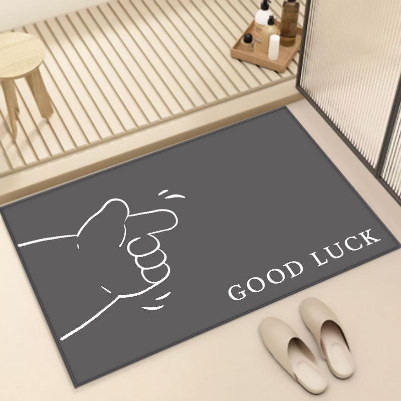 Alfombra de Entrada Antideslizante Creative Crown: Alfombrilla para pies personalizable, resistente a la suciedad y al desgaste.