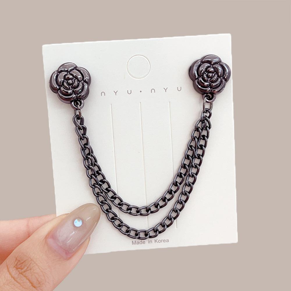 Zinc Zinc Alloy Magnetic Fixed Button Multi-Function Shorten Trouser Clip  Clothing Accessories