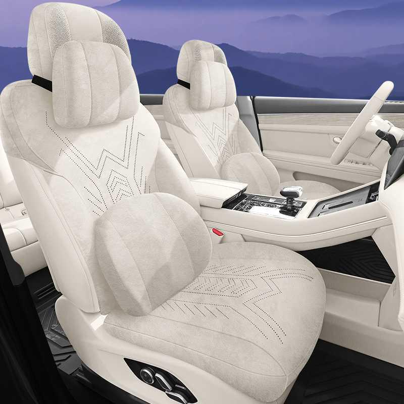 Wenjie M9 Wildleder Sitzkissen: Ganzjahres-, Atmungsaktive, Perforierte Abdeckungen