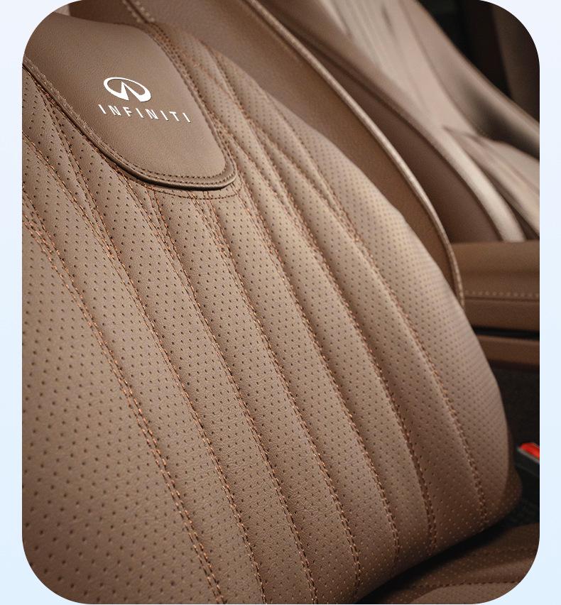 All-Season Seat Cushion with Integrated Lumbar Support for Infiniti Q50L/QX50/QX60/Q70L