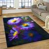 HD Pretty Flower Daisy Rose Chrysanthemum Carpet Rug for Home Living Room Bedroom Sofa Doormat Decor,Kids Area Rug Non-slip Mat