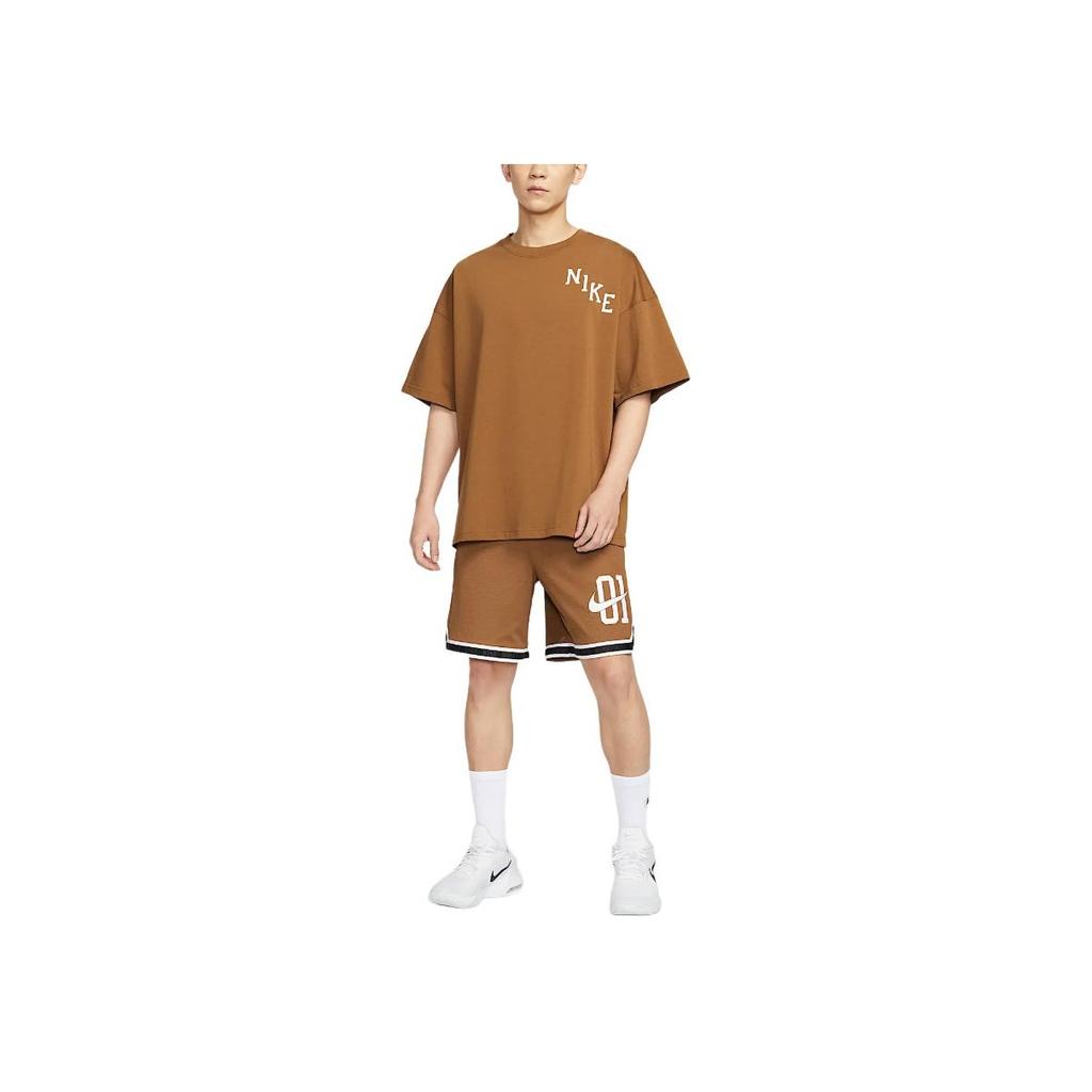 Nike High Basketball Series SS25 CHBL Casual Loose Fit Round Neck Short Sleeve T-Shirt Men Tops Light-British-Brown IB9966281