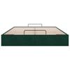 Ottoman Bed Without Mattress Dark Green 140x200 Cm Velvet