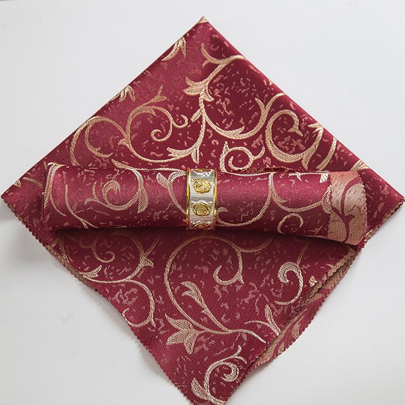 10pcs/lot 48*48cm Table Napkins Square Polyester Fabric For Birthday Christmas Festival Home Hotel Wedding Party Dinner Napkins