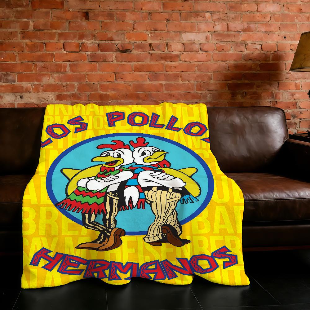 Pollos Blanket Hermanos Bad Super Warm Comfortable Plush Throw TV Blanket B-Breaking Child Los Home Sofa Bedroom Gift 75X95CM