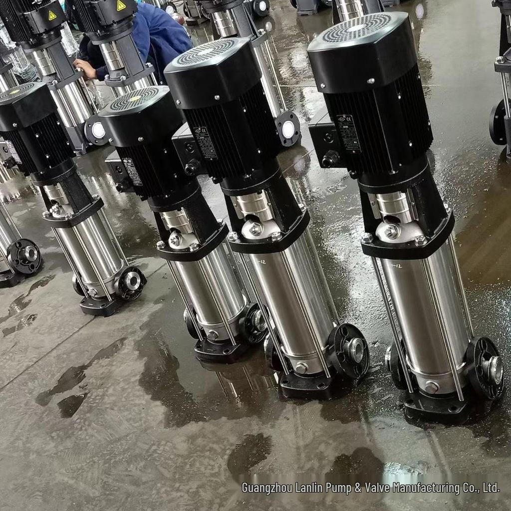 80CDL42-70 Vertical Multistage Centrifugal Pump, 380V, Three-Phase, High Head Boiler Feed Water Booster