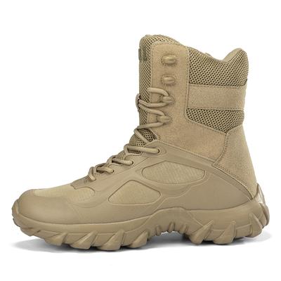 Taktische High-Top-Wanderschuhe für Herren Outdoor-Taktische Trainingsstiefel mit verbessertem Knöchelschutz und rutschfester, abriebfester Sohle