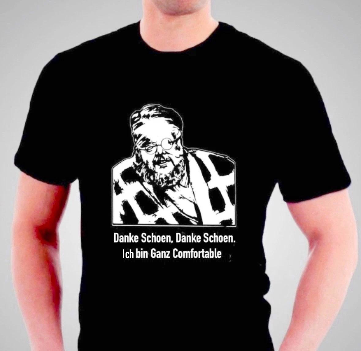 Blackadder Mr Smith Hospital German Spy T-shirt Blackadder Danke Schöen tee XS