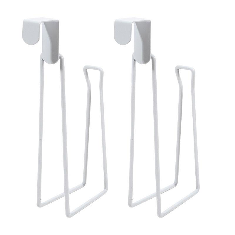 1/2pcsToilet Paper Holder - Easy Install Wall Mount Bathroom Tissue Roll Hanger with Painted Finish Space Saving No-Drill Design