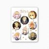 8 Pcs/Set Anime Tinning Backpack Badge Brooch Pin Souvenir Clothing Bag Backpack Accessories Gift For Friends