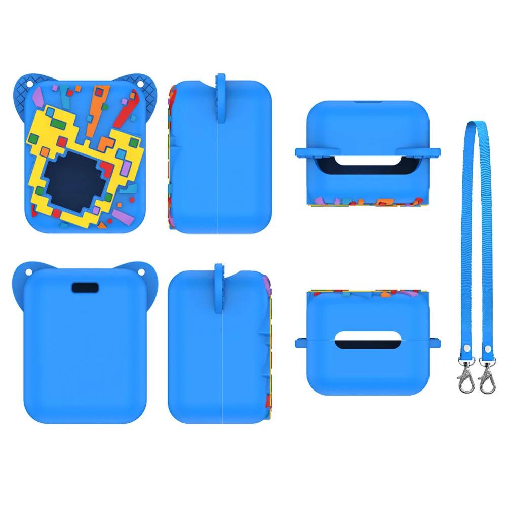 Silicone Cover Case Washable Protective Skin Sleeve with Lanyard Wateproof Protective Cover For Bitzee Magicals Interactive Toy