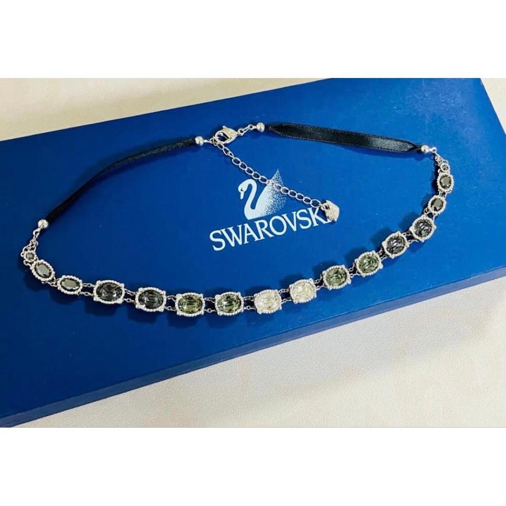 Used Swarovski Rosette choker necklace