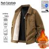 Mark Fairwhale Men's Autumn/Winter Casual Fleece-lined Jacket