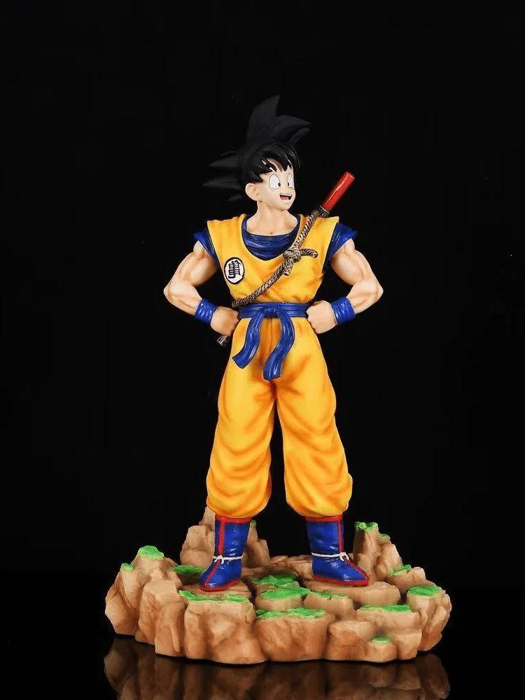 

Dragon Ball anime, Saiyan race, Goku, base, anime figurine model, birthday gift 33CM