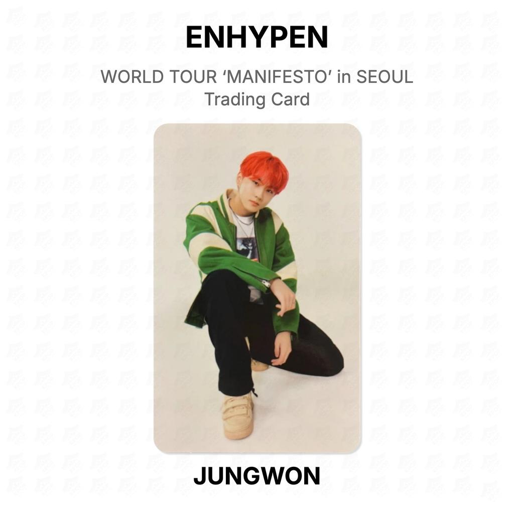 ENHYPEN WORLD TOUR ‘MANIFESTO’ in SEOUL Trading Card Official Photocard
