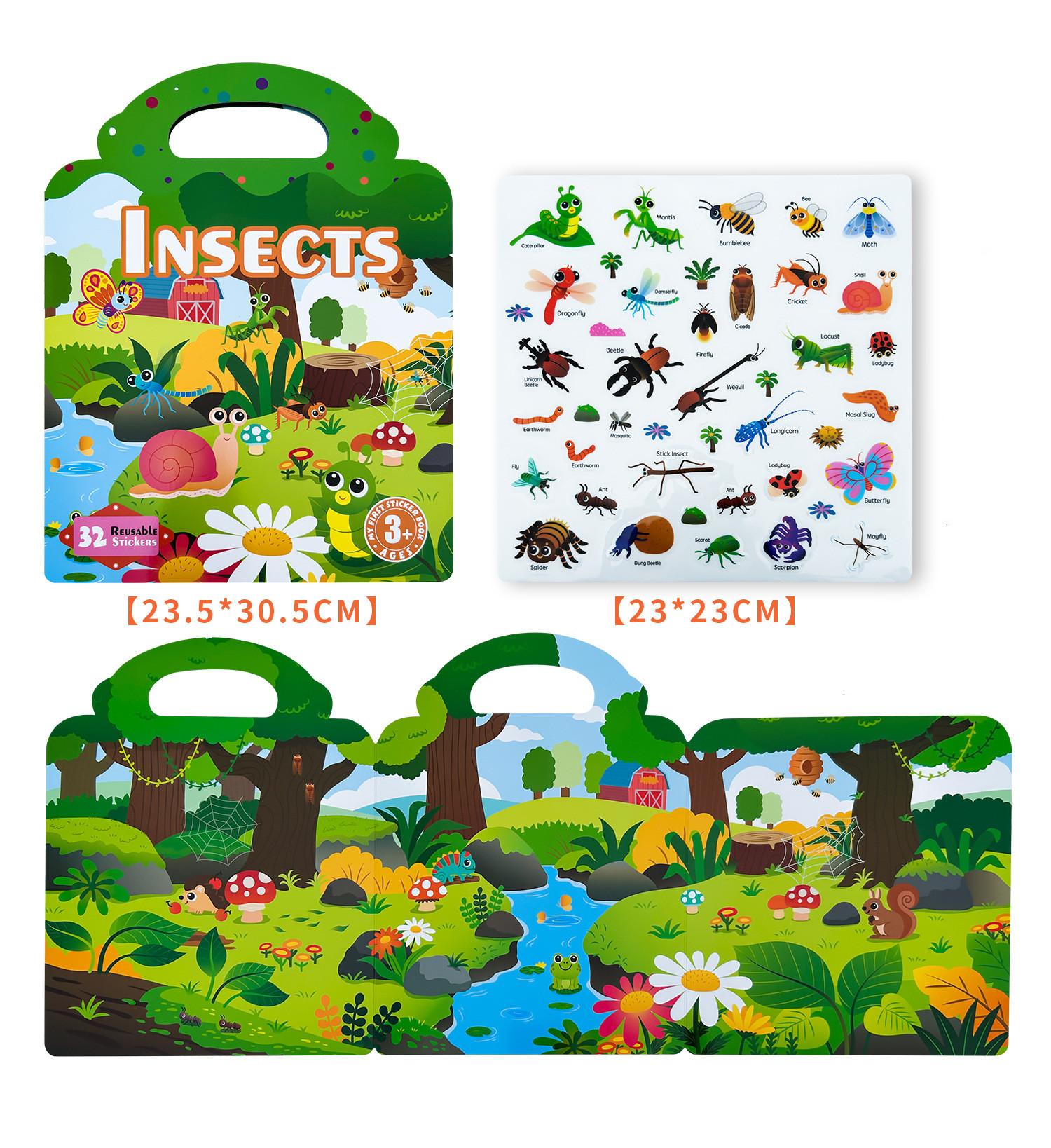 Монтессори Тихая Книга для Детей Пазл Распознавание Слов Раннее Развитие Просвещение Наклейки Книга-Игрушка для Детей