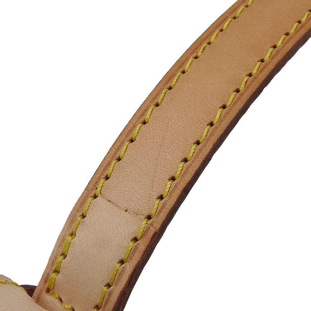 Used LOUIS VUITTON Shoulder strap Nume leather beige beige Adjustable