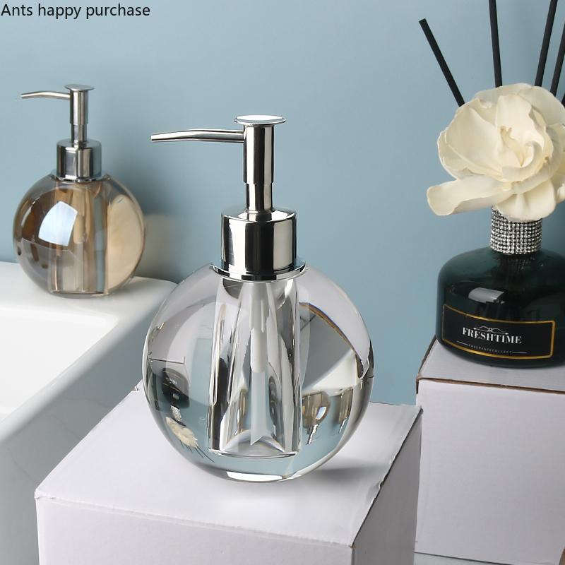

Прозрачный хрустальный стеклянный флакончик для лосьона, флакончик для дезинфицирующего средства для рук, флакончик для геля для душа, флакончик для шампуня, дозатор для мыла, продукция для ванной комнаты прозрачный