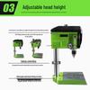 Mini 220V Variable Speed Micro Bench Drill for Industrial and Household Use – Ideal for Bead Making