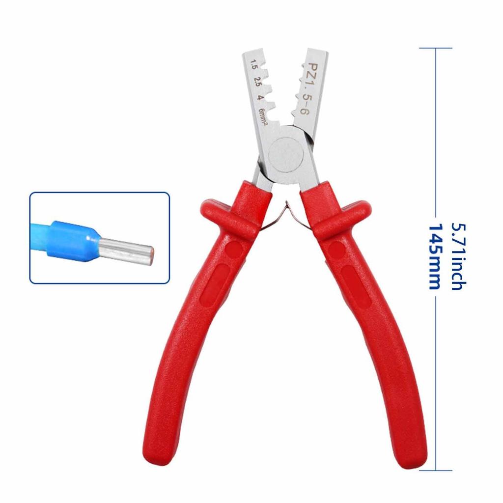 Crimpzange für Terminals Vielseitig Robust für Zuhause Industrie Arbeitsplatz