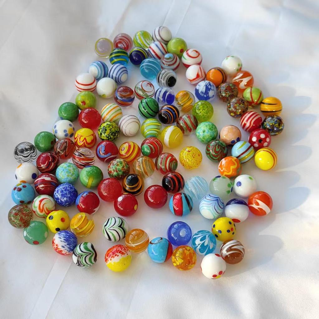 16mm Handmade Luminous Glass Beads - Night Glow Balls