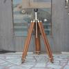 Fully Handmade Nautical Style Floor Lamp Stand Wooden Adjustable Tripod Home Office Decor