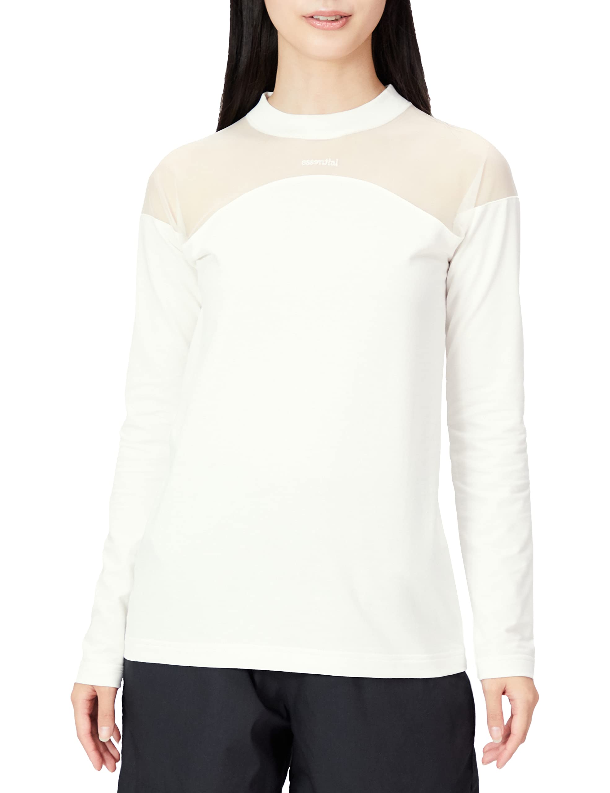 

Double Standard Clothing Essential High Gauge Inlay Size 38 Top, 2508-110-223, Women s, Off-White,