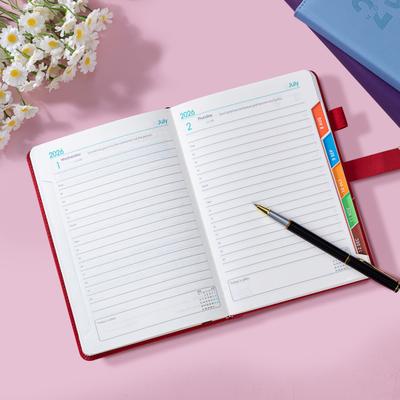 2026 Daily Planner 12 Month Weekly & Monthly Organizer with Inspirational Quotes A5 Productivity Notebook for Work School Goal Tracking