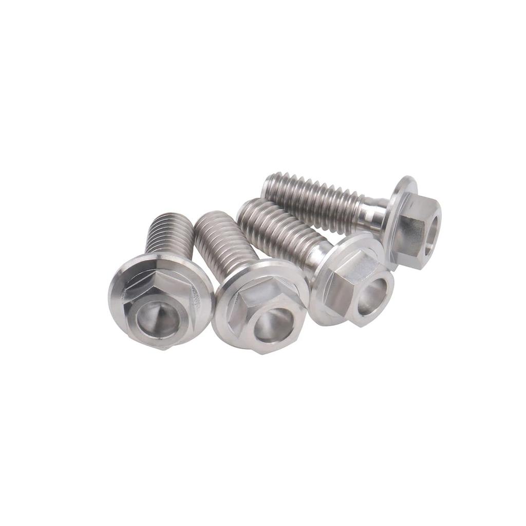 ZETA RACING Titanium Brake Disc Bolts for CRF125F/150F/230F/250F, CRM50/80/250R, CR80R/85R/150R, XR230/250/400, Etc. (DIRTFREAK D6908)