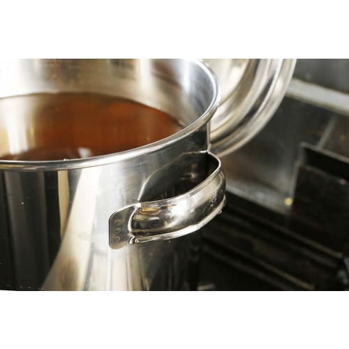 EBM 18-8 Kitchen Pot/Stock Pot, 20cm, with Handle, Silver