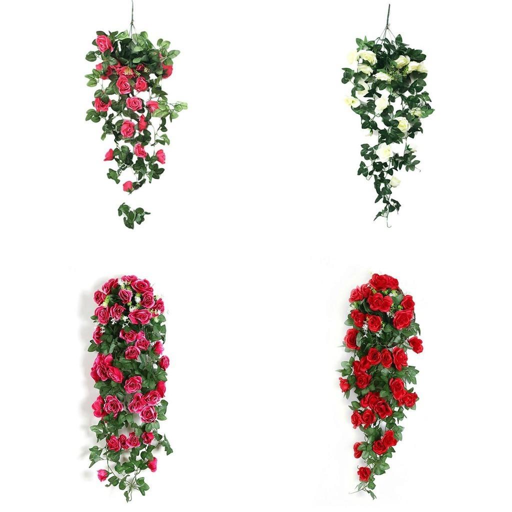 Luxurious 90cm Fake Silk Rose Vine Featuring Realistic Leaves Perfect For Festive Decor
