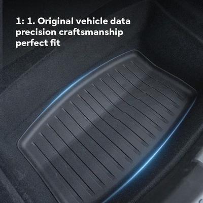 NOVOS Tapetes de Chão Personalizados para Tesla Model 3/Y Highland Geração Refrescada Cobertura de Carpete para Todas as Condições Climáticas Material XPE Impermeável