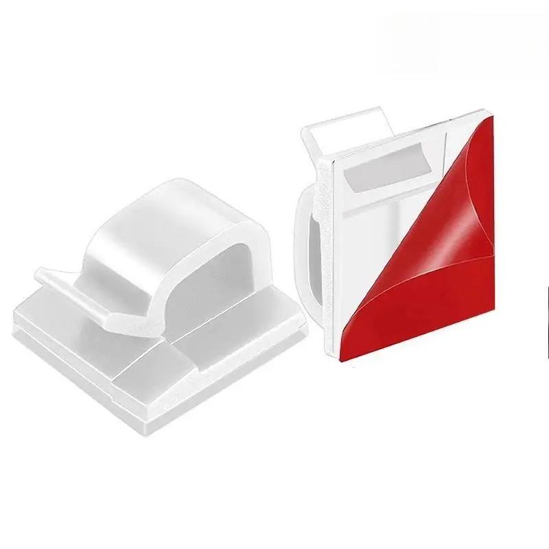 50/20/10PCS USB Cable Clips Adhesive Cable Organizer Sticky Wire Clip Cord Organizer Wires Management Holder For Office Home Charging Cable