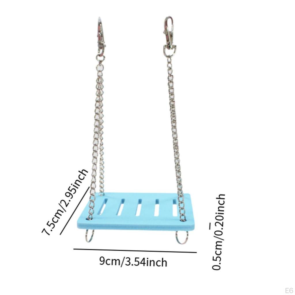 Hamster Schaukel Hängeständer Deko Käfig Stabil Haustierbett Hängematte Bewegung