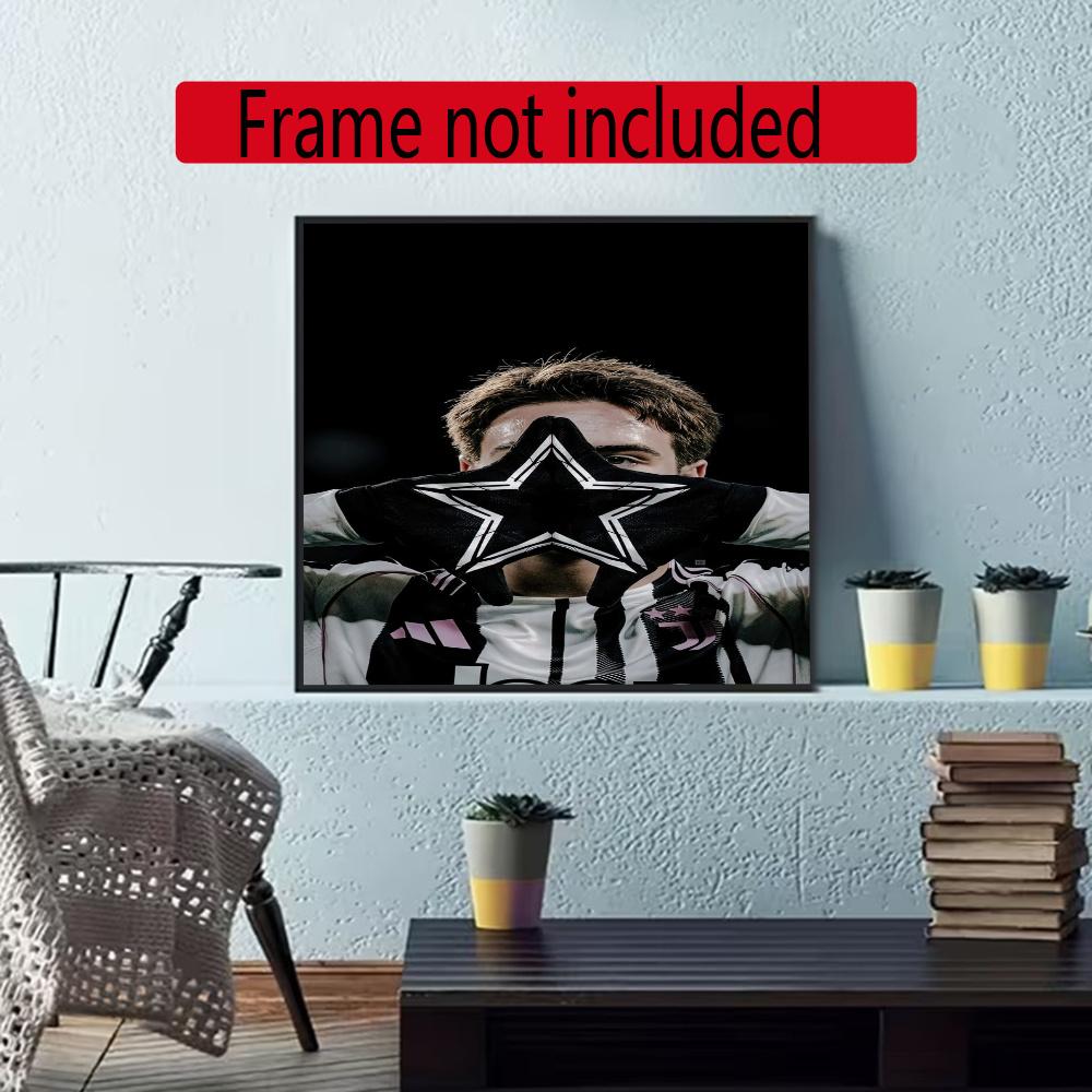 Juventus 5D Diamond Painting Round Diamond Rhinestones Mosaic Diamond Embroidery Wall Paintings Rhinestones Gift Frameless