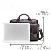 Men's briefcase 100% genuine leather business large capacity handbag waterproof