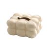Cotton Candy Ceramic Tissue Box Living Room Removable Napkin Paper Home High Beauty Storage Container