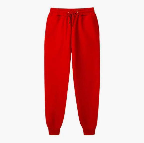 

Unisex Kids Solid Color Fleece Sweatpants - European & American Style Casual Long Pants M