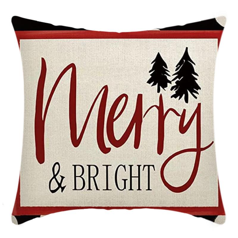 Christmas Nordic Style Santa Claus Pillowcase Home Sofa Cushion Car Cushion Cartoon Christmas Pillowcase