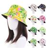Summer Fashion Double-sided Bucket Hat Couple Outdoor Sun Hat, Beach Sun Hat JDPM-