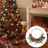 Elegant Christmas Wreath Hanging Decoration for Home Offices, Easy Installation,Illuminated Wreath Christmas Accessories