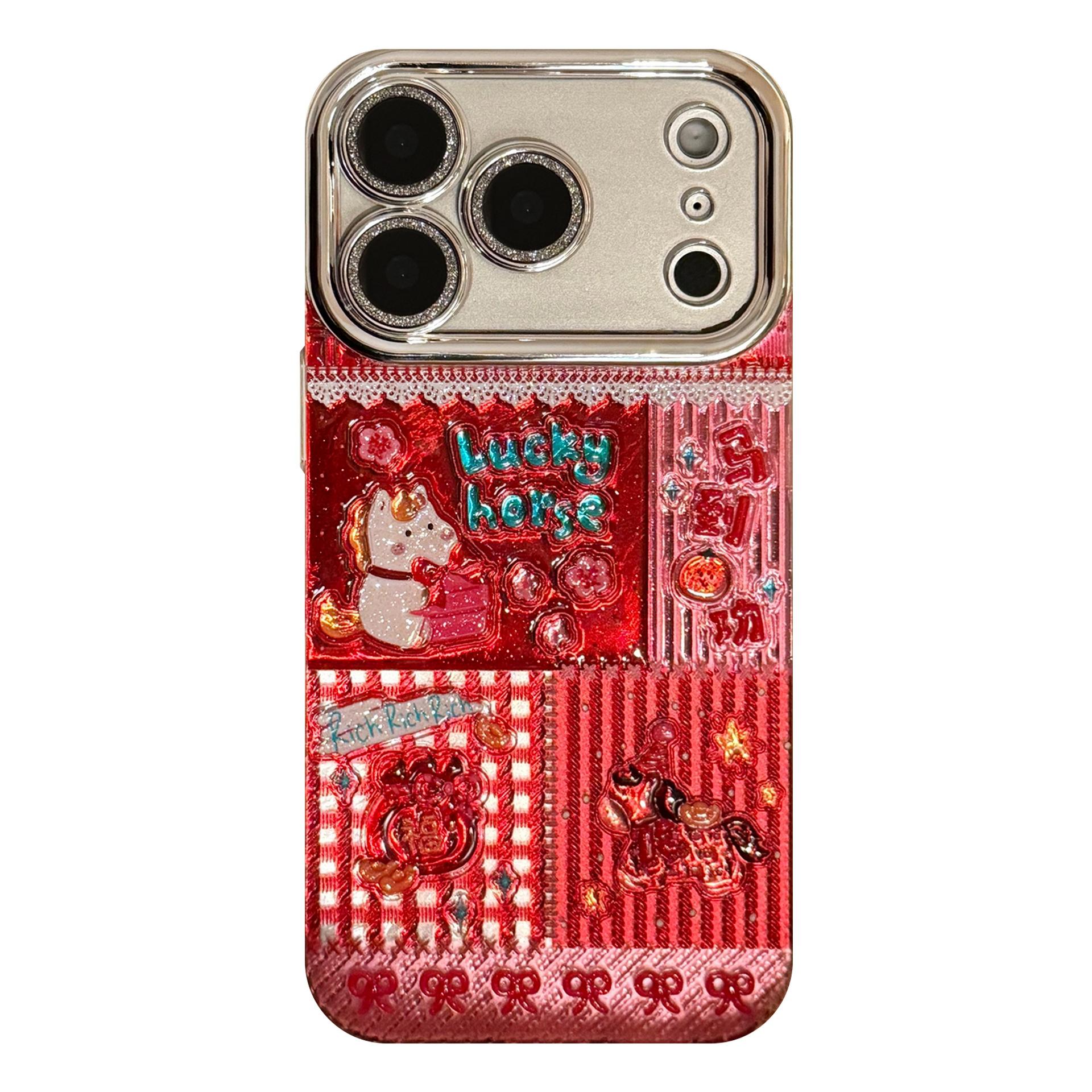 

Креативный чехол для телефона с пони для iPhone 15, iPhone 16, iPhone 17 Pro Max iPhone 11