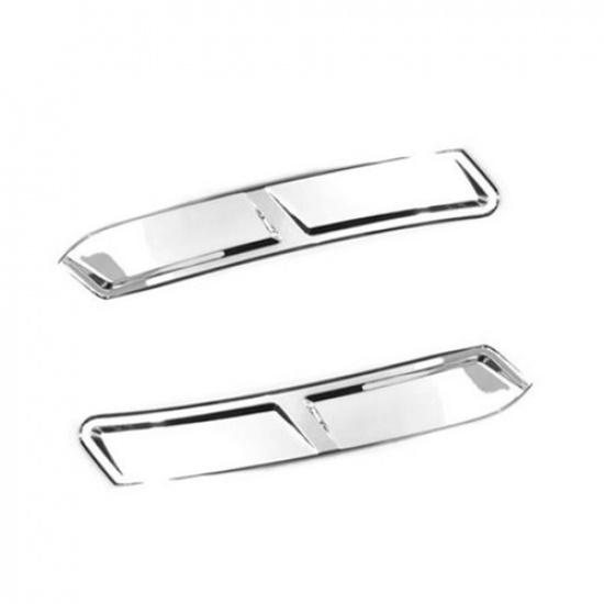 Chrome 2X Front Wheel Hub Eyebrow Cover Trim For Hyundai Tucson 2021 2022