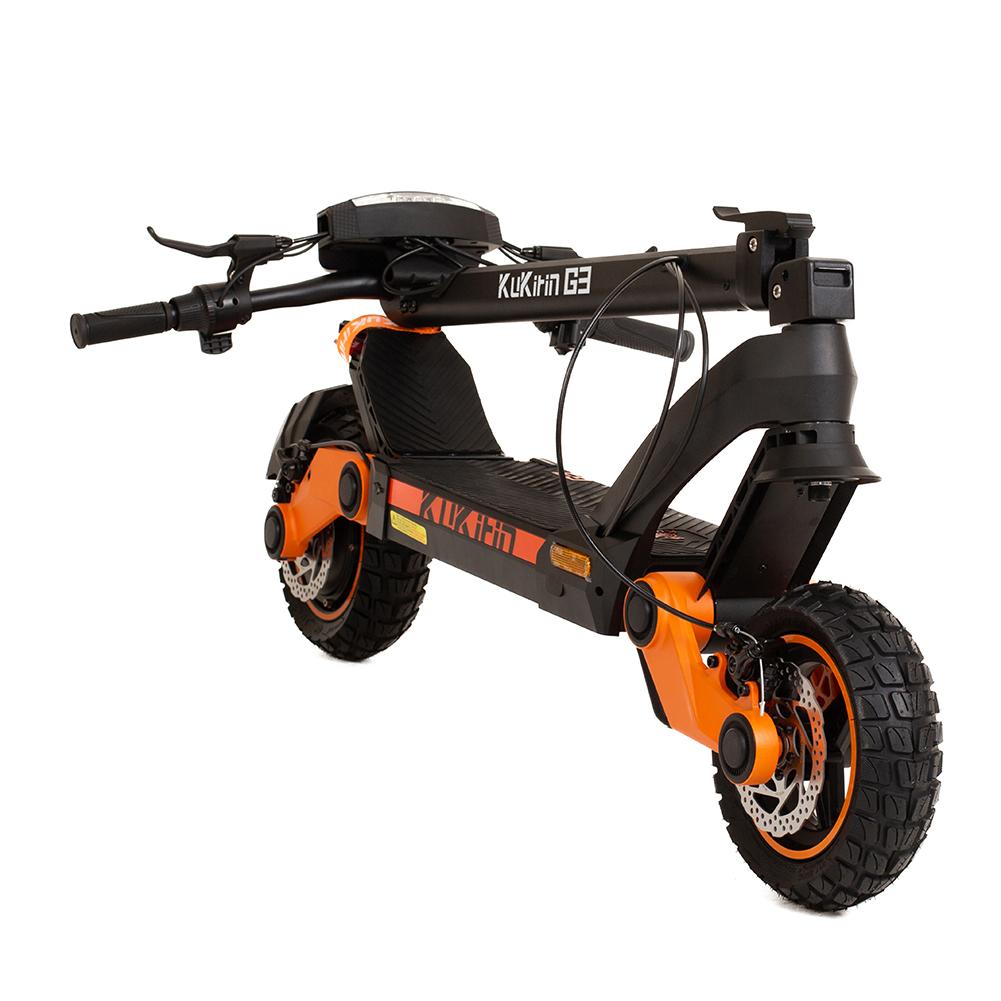 KuKirin G3 10-Zoll Elektroroller, 1200W Motor, faltbar, 52V 18AH Akku, maximale Reichweite von 63 km, maximale Tragfähigkeit von 120 kg, schwarz