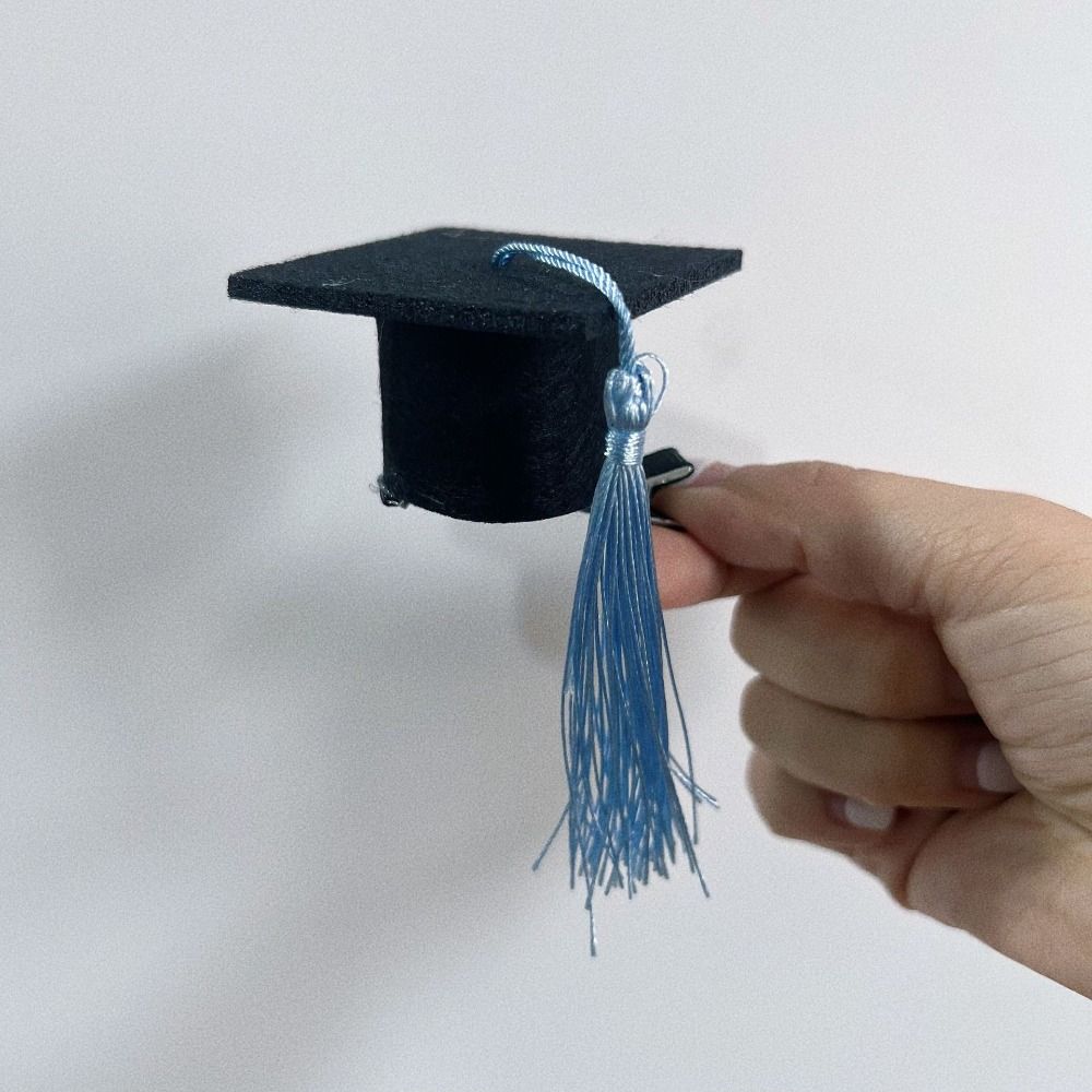 Small Graduation Hat Mini Bachelor Hat Hairpin Graduation Headband  Graduate Photo Prop