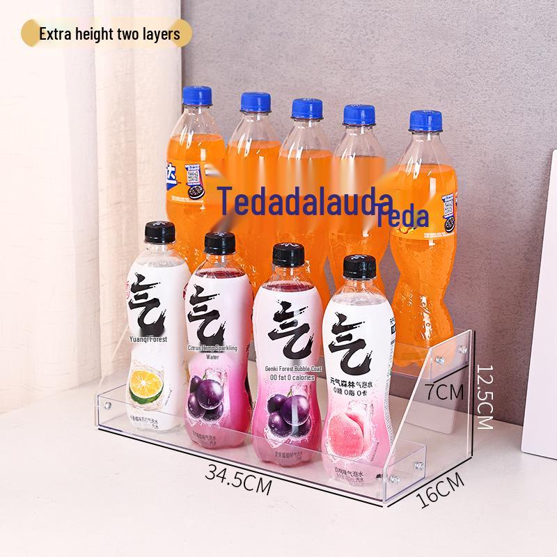 Dryckeshylla Multifunktionell Displayhylla för Mjölkte och Drycker - Liten, Flerlagers Förvaringshyllor för Närbutiker