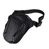 Woven Fabric Motorcycle Leg Bag with Structured Hard Shell, Practical Thigh Utility Pouch for Daily Carry, Small Item Storage, Side Wear