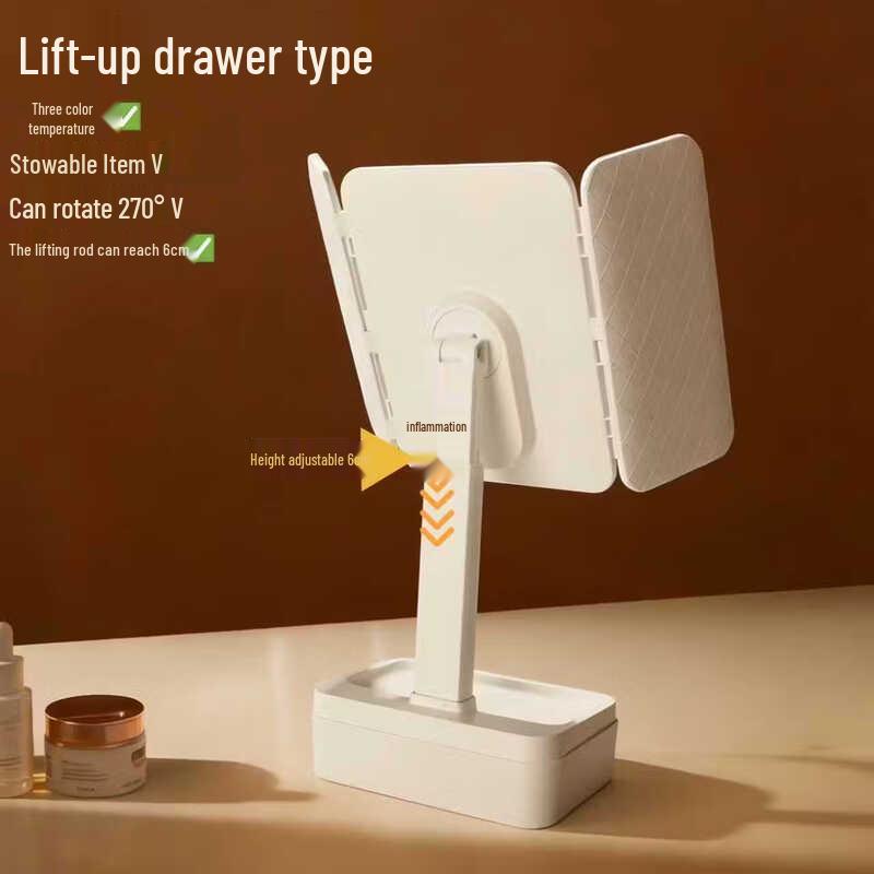 Oeny LED Desktop Makeup Mirror