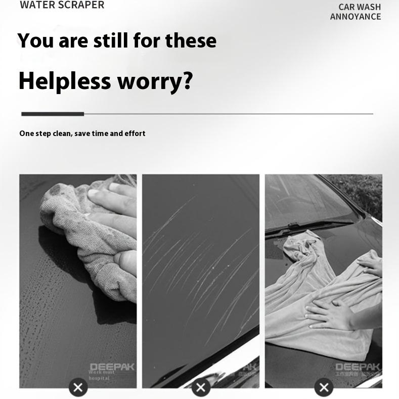 1pc Silicone Car Window Squeegee No-Scratch Cleaning Tool,Professional Glass Wiper for Streak-Free Shine Shower Doors & Mirrors Car Care Accessory