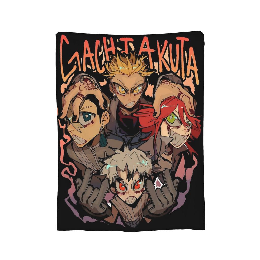 Anime Gachiakuta Cleaners Blanket Fleece Textile Decor  Breathable Lightweight Throw Blankets for Sofa Car Plush Thin Quilt